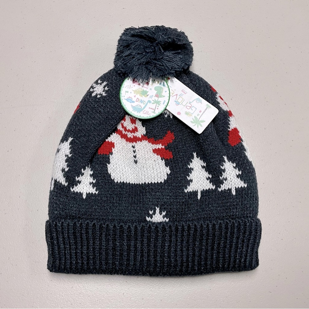 Kids Holiday Winter Bennie Hat